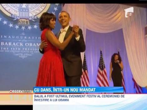 Barack Obama si-a sarbatorit inceputul celui de-al doilea mandat cu un bal ca in povesti