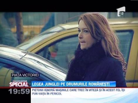 Pietonii din Romania nu respecta regulile de circulatie