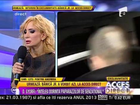 D. Gyorfi: "Nimeni nu se gandeste ca ai un copil"