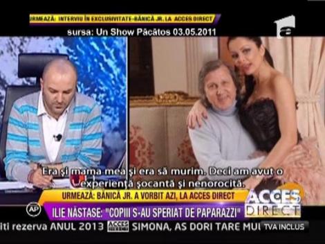 Ilie Nastase: "Paparazzii m-au sicanat in trafic"
