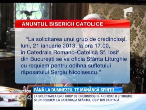 Biserica Ortodoxa a incercat sa interzica Bisericii Catolice sa oficieze slujbe pentru Sergiu Nicolaescu