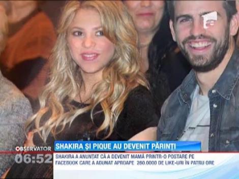Shakira a nascut aseara un baietel sanatos