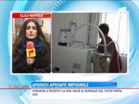 Medicii clujeni se pregatesc pentru 2 operatii aproape imposibile