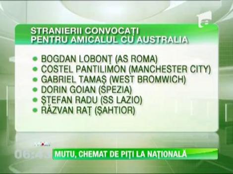 Lista stranierilor convocati pentru amicalul cu Australia