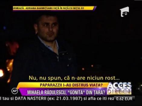 Mihaela Radulescu, gonita din tara de paparazi!