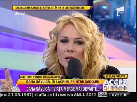Dana Savuica, in lacrimi de ziua sa: "O lovitura mai mare nu puteam sa primesc!"