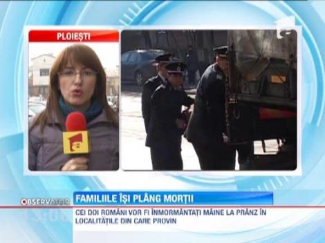 Familiile celor doi romani ucisi in Algeria se pregatesc de inmormantare