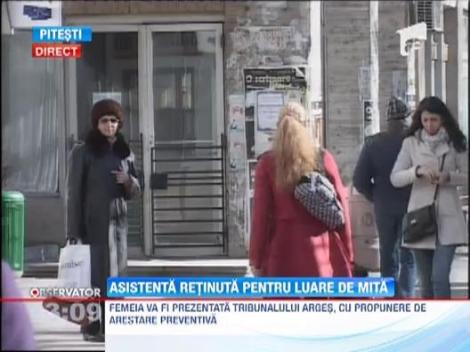 Asistenta medicala, retinuta pentru luare de mita