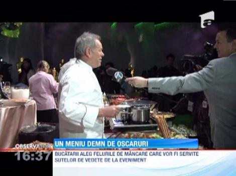 Delicatesele pregatite pentru vedetele prezente la Oscar