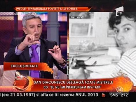 Dan Diaconescu dezleaga toate misterele! DD: "Eu nu imi intrerupeam invitatii"