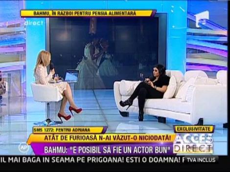 Adriana Bahmuteanu: "Este posibil ca Prigoana sa fie un actor bun"