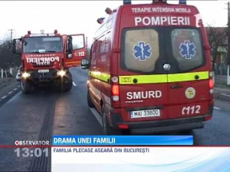 O familie intreaga a ajuns sub rotile unui TIR,  pe o sosea din Arad