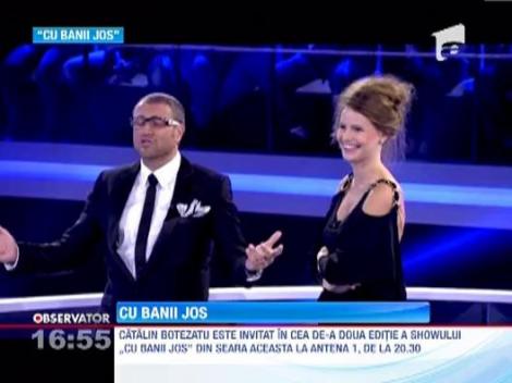 Catalin Botezatu si Emma Dumitrescu, la emisiunea "Cu banii jos"