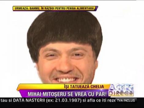 Mihai Mitoseru vrea sa-si tatueze fire de par pe scalp!