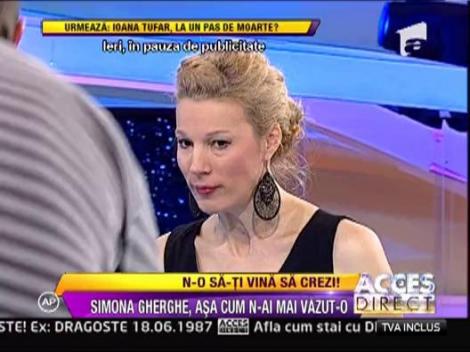 Simona Gherghe a avut un invitat surpriza la Acces Direct