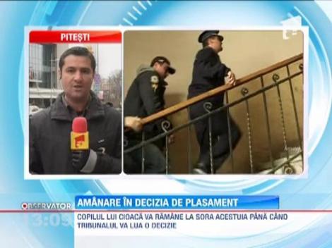 Copilul lui Cristian Cioaca si al Elodiei ramane la sora politistului