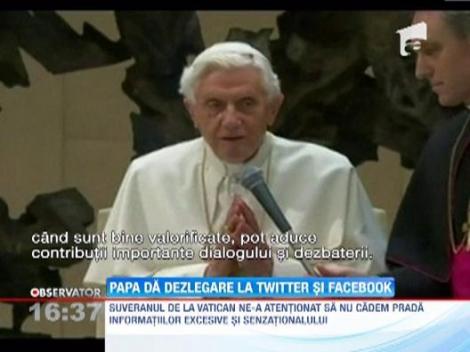 Papa Benedict al XVI-lea: "Fiti activi pe retelele de socializare! "