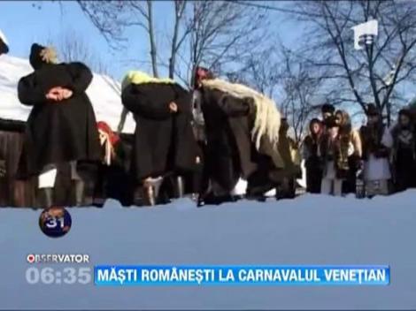 Masti romanesti la Carnavalul de la Venetia