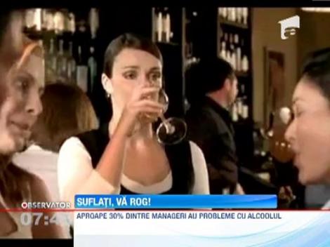 Tot mai multi sefi isi testeaza, in fiecare dimineata, angajatii cu etilotestul