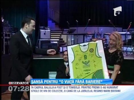 Balul de caritate "O viata fara bariere": baschetbalistii cu dizabilitati au facut primul pas spre Jocurile Paralimpice din 2016