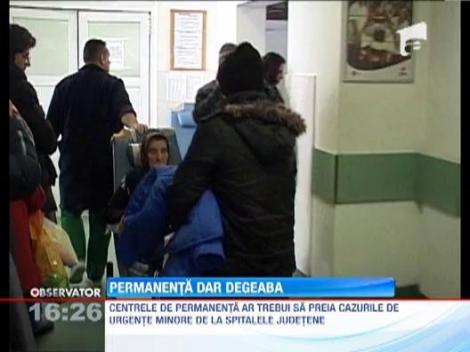 Centrele de permanenta nu au pacienti, chiar daca functioneaza in regim de garda