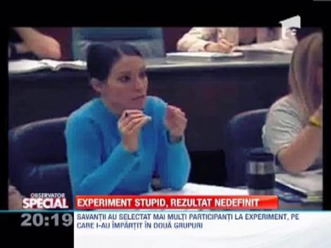 Observator special: Experiment stupid, rezultat nedefinit. Concluzia, studiul trece, obezitatea ramane!