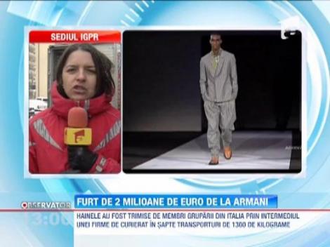Jaf la Armani - Trei romani au furat haine de 2 milioane de euro