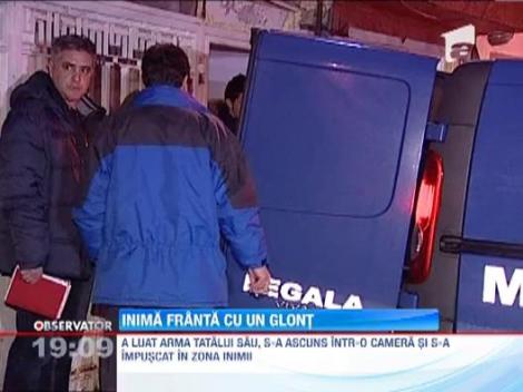 UPDATE! Un tanar fotbalist din Bucuresti s-a sinucis din dragoste. S-a impuscat in inima cu arma tatalui sau