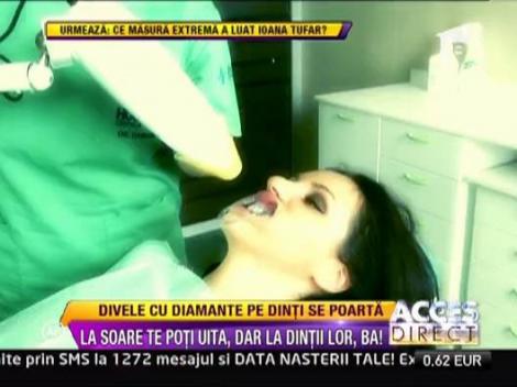 Simona Trasca si Cristina Roman si-au pus diamante pe dinti