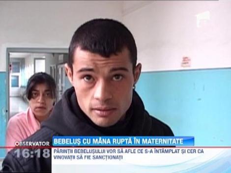 UPDATE / Parintii unui bebelus au aflat la o ora dupa nastere ca fiul lor are mana rupta