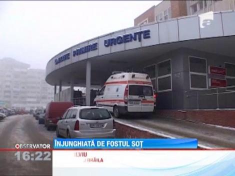 Nervos ca nu-si poate vizita baiatul, si-a injunghiat fosta sotie