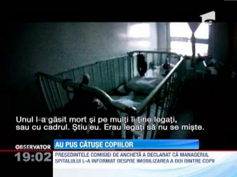 Toti copiii abandonati in spitalul de la Buzau erau legati de medici