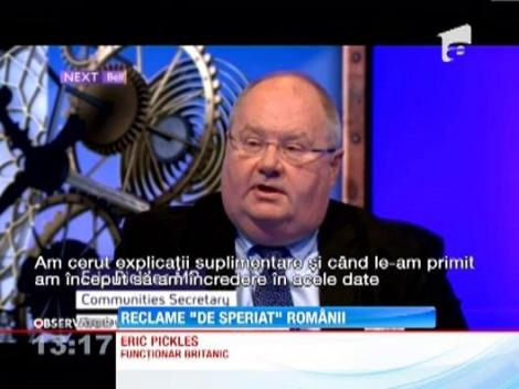 Britanicii vor sa descurajeze afluxul de romani si bulgari, facandu-si antireclama