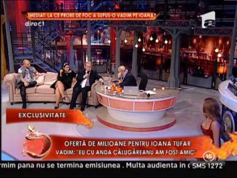 Corneliu Vadim Tudor: "I-am dat deja arvuna Ioanei"