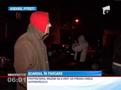 Scandal in toiul noptii intre proprietarul unei masini si o firma de leasing