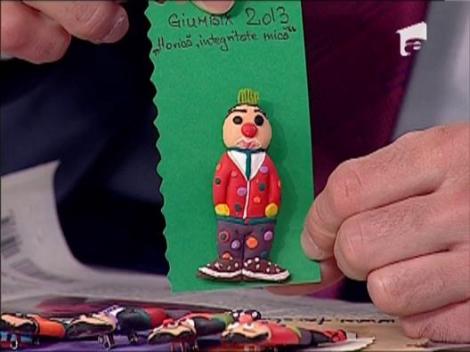 Mircea Badea, Mihai Gadea si Marius Tuca au devenit martisoare "Giumbix" 