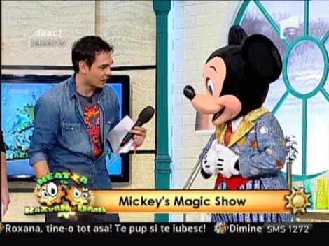Mickey Mouse, spectacol in platoul de la Neatza