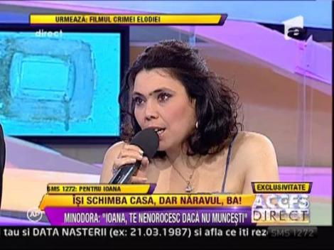 Ioana Tufaru se face femeie de serviciu