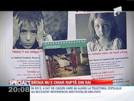 OBSERVATOR SPECIAL: Romanii nu ezita sa-i pocneasca pe cei mici. Telefonul Copilului suna fara oprire