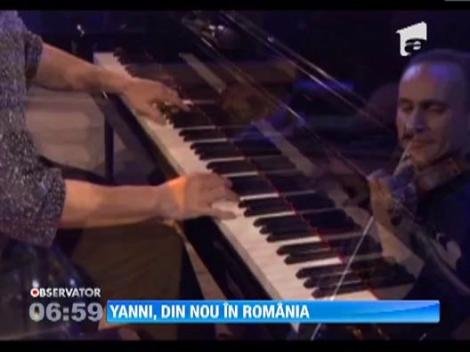 Yanni, celebrul compozitor si interpret grec, revine in Romania