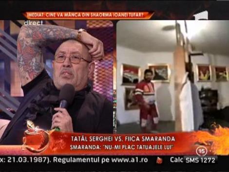 Serghei: "Stateam ore intregi in atelier cand desenam"