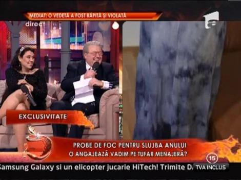 Ioana Tufar, supusa de Vadim la probe de foc pentru slujba anului