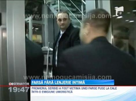 Primul ministru sarb intervievat de o jurnalista fara chiloti!