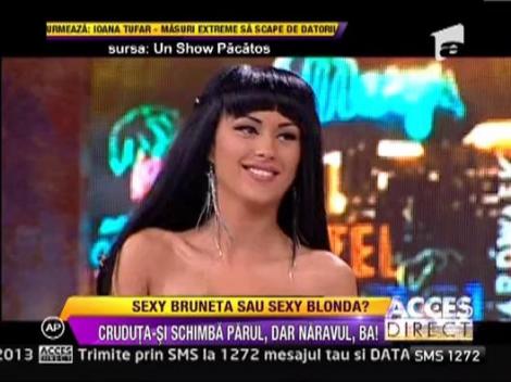 Daniela Crudu si-a modificat culoarea parului