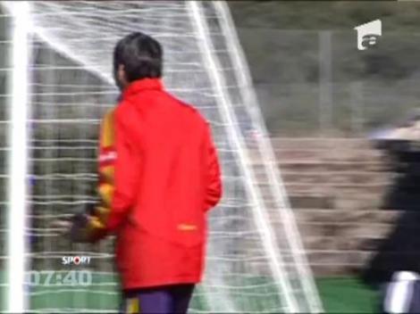 Piturca s-a antrenat cot la cot cu jucatorii in Spania