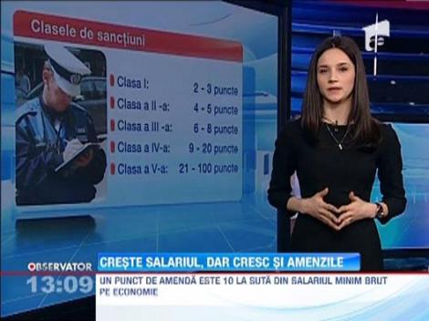 De maine, cresc amenzile pentru soferi. Vezi lista sanctiunilor si ce sume ai putea sa platesti!