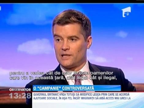 Guvernul britanic neaga existenta unei campanii de descurajare a imigrantilor est-europeni