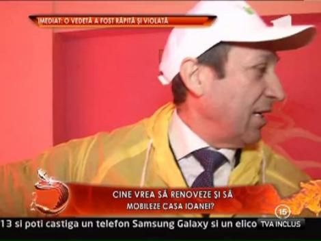 Un cantaret de muzica populara ii renoveaza apartamentul Ioanei Tufar