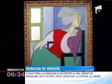 O creatie a lui Brancusi ar putea fi vanduta la licitatie cu 600.000 de euro