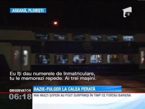 O razie-fulger a politistilor a lasat pietoni, in doar jumatate de ora, sapte soferi